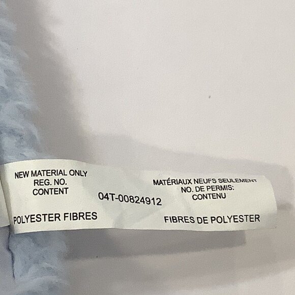 Demdaco NAT And JULES Security Blanket Puppy Dog Blue Lovey Rattle Plush Toy - Picture 7 of 8